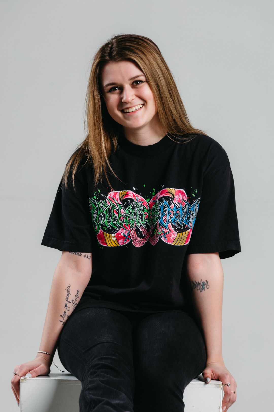 Upper Moon 6 Heavyweight Tee - Black