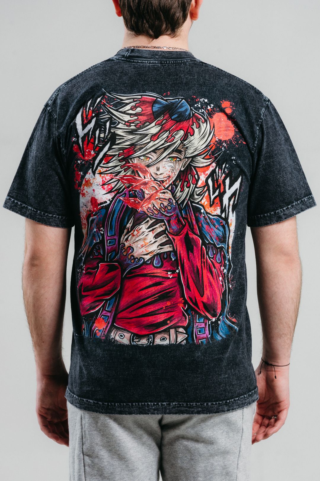 Upper Moon 2 Mineal Wash Heavyweight Tee - Black
