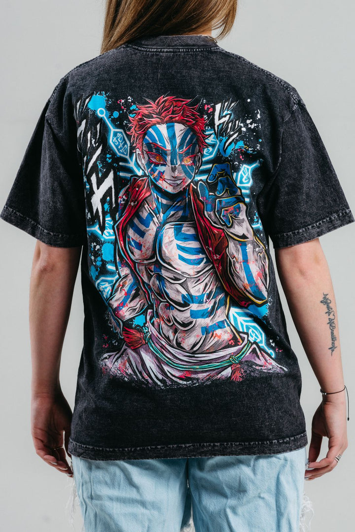Upper Moon 3 Mineral Wash Heavyweight Tee - Black